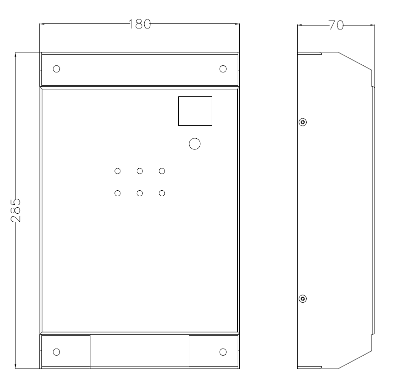 開關型天饋防雷器R25N70F安裝示意圖